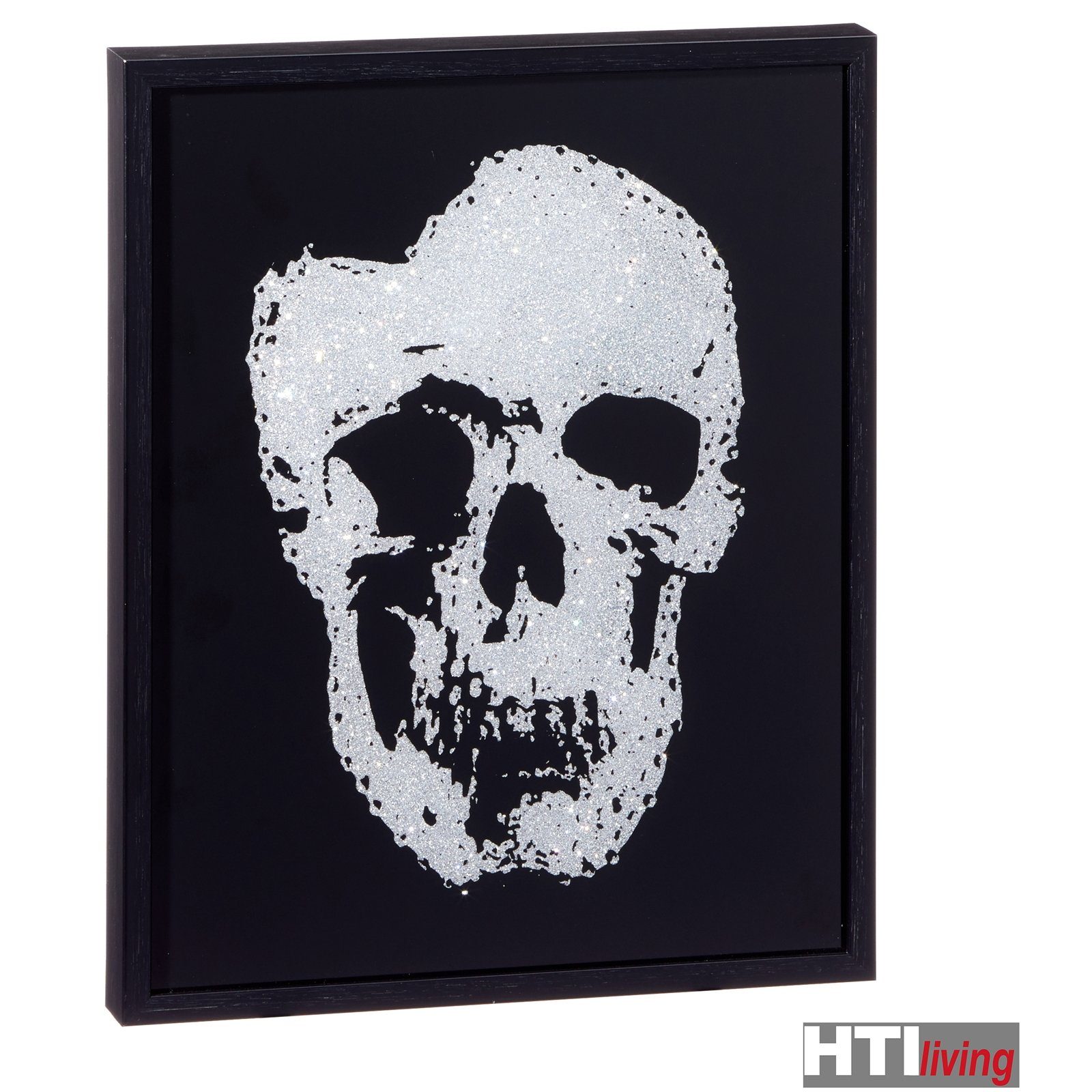 HTI-Living Wandbild Wandbild Glitzer klein Totenkopf, (1 St) günstig online kaufen