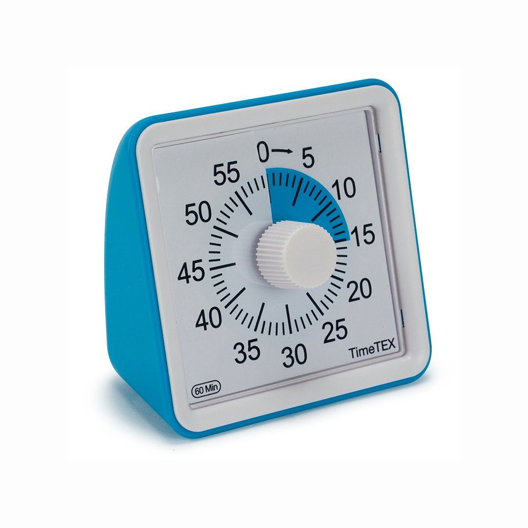 TimeTEX Eieruhr TimeTEX blau "lautlos" Zeitdauer-Uhr compact