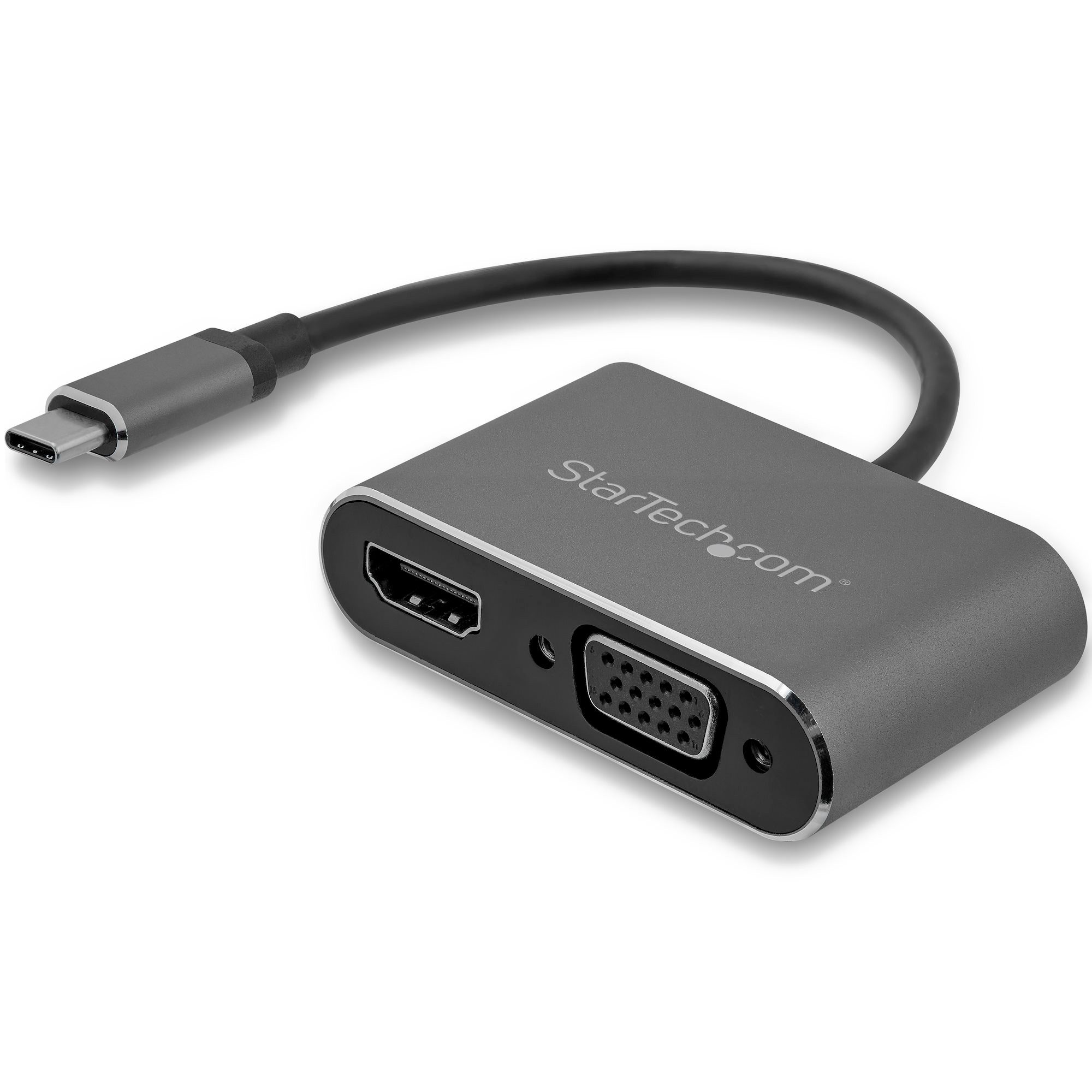 Startech.com STARTECH.COM USB-C auf VGA und HDMI Adapter - Aluminium - USB-C Mu... HDMI-Kabel