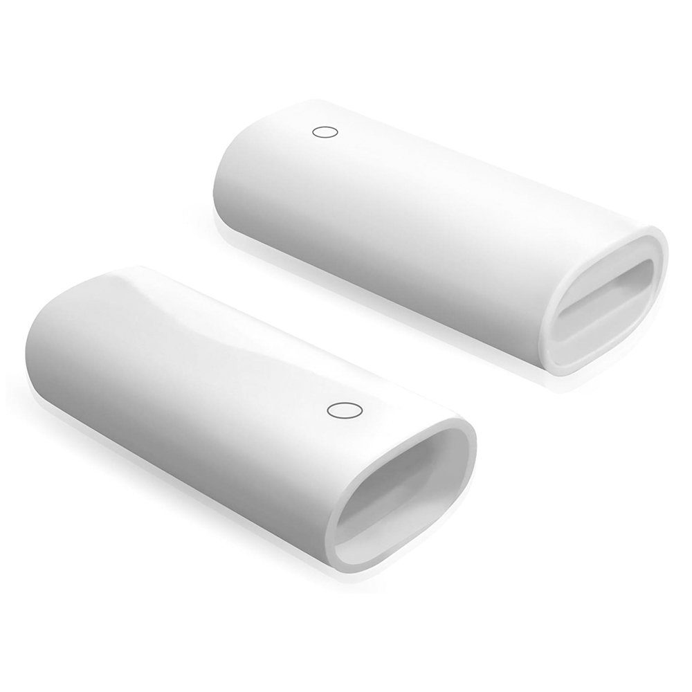 Jormftte Ladeadapter Kabel für Apple Pencil von Buchse auf Buchse, 2 Stück  Weiß Smartphone-Ladegerät