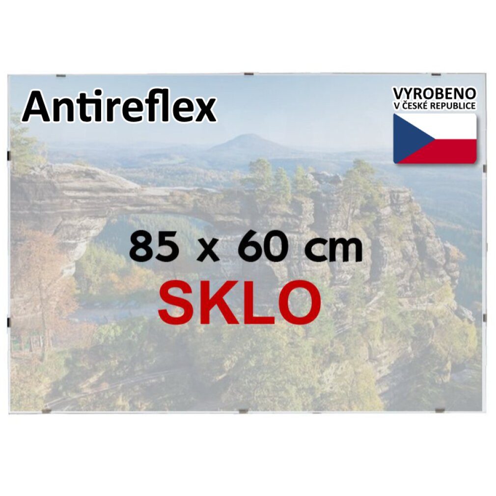 BFHM Rahmen Puzzlerahmen Euroclip 85x60cm (Antireflexglas)