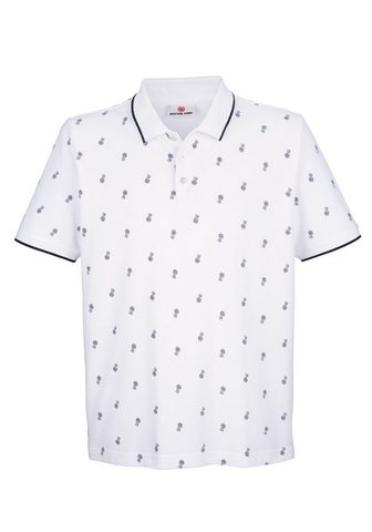 Кофта-поло с Allover-Druckmuster