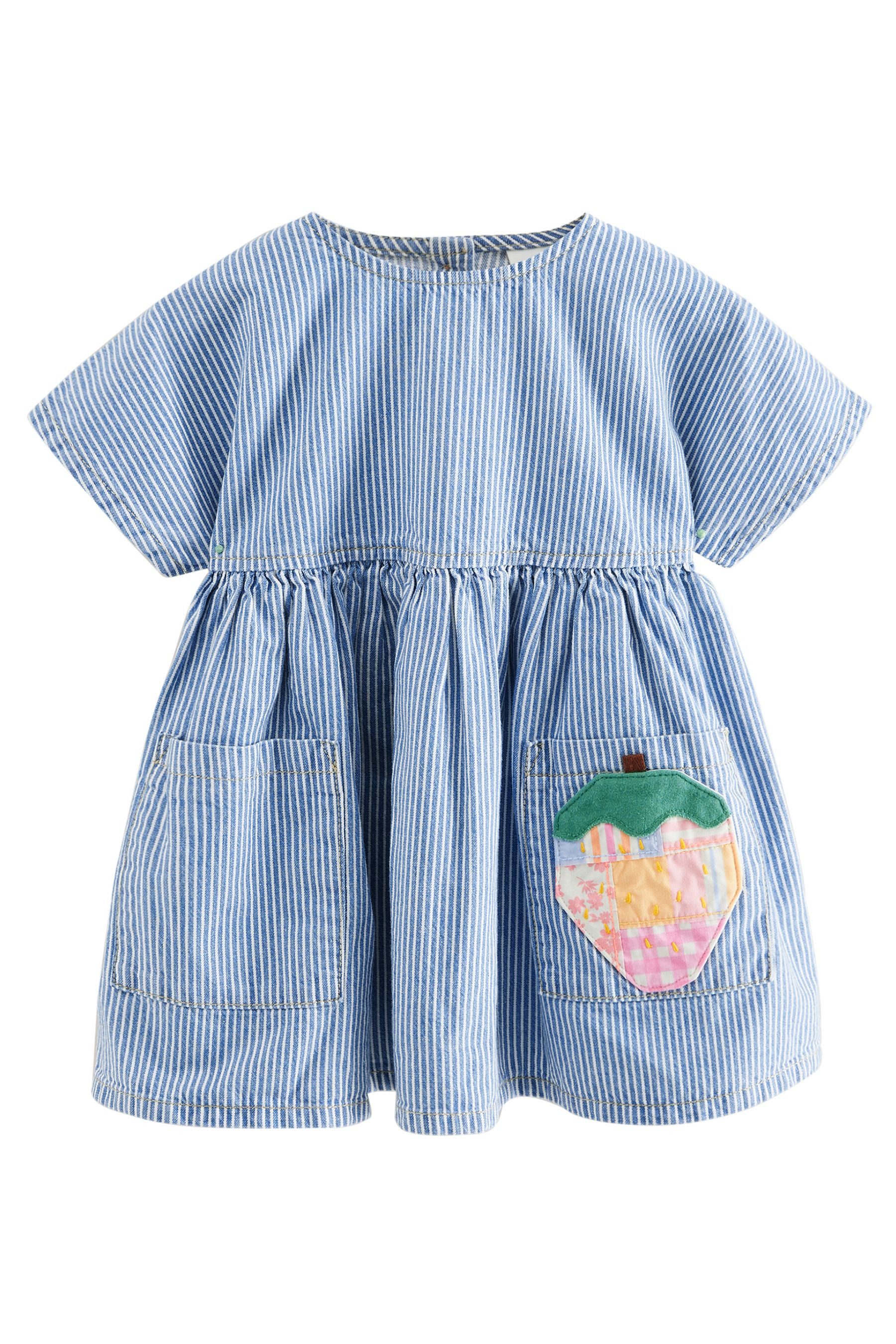 Next Jeanskleid Denim-Kleid 100 % Baumwolle mit günstig online kaufen