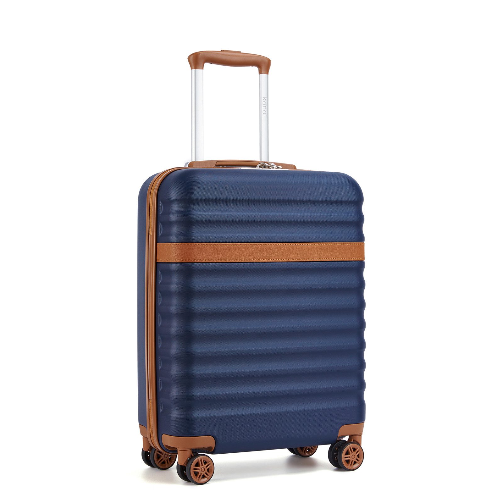 KONO Trolley Handgepäck Koffer Reisekoffer von ABS+PC Hartschalenkoffer