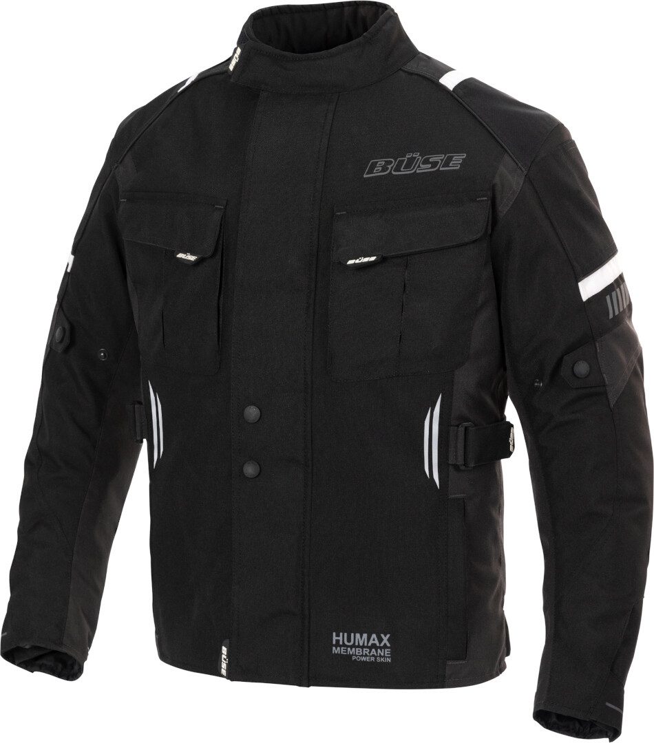 Büse Motorradjacke Breno Pro wasserdichte Motorrad Kinder Textiljacke herausnehmbares Innenfutter,wasserdicht