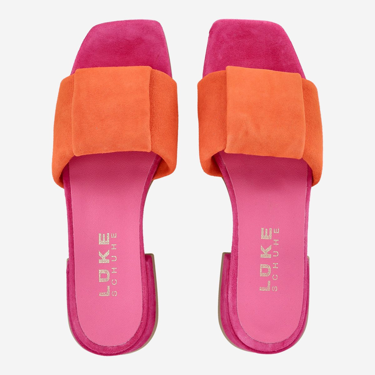 Lüke Schuhe Lüke Schuhe JOLIE 1 CORALLO, Sandaletten, Rot, kombiniert, Damen Sandalette