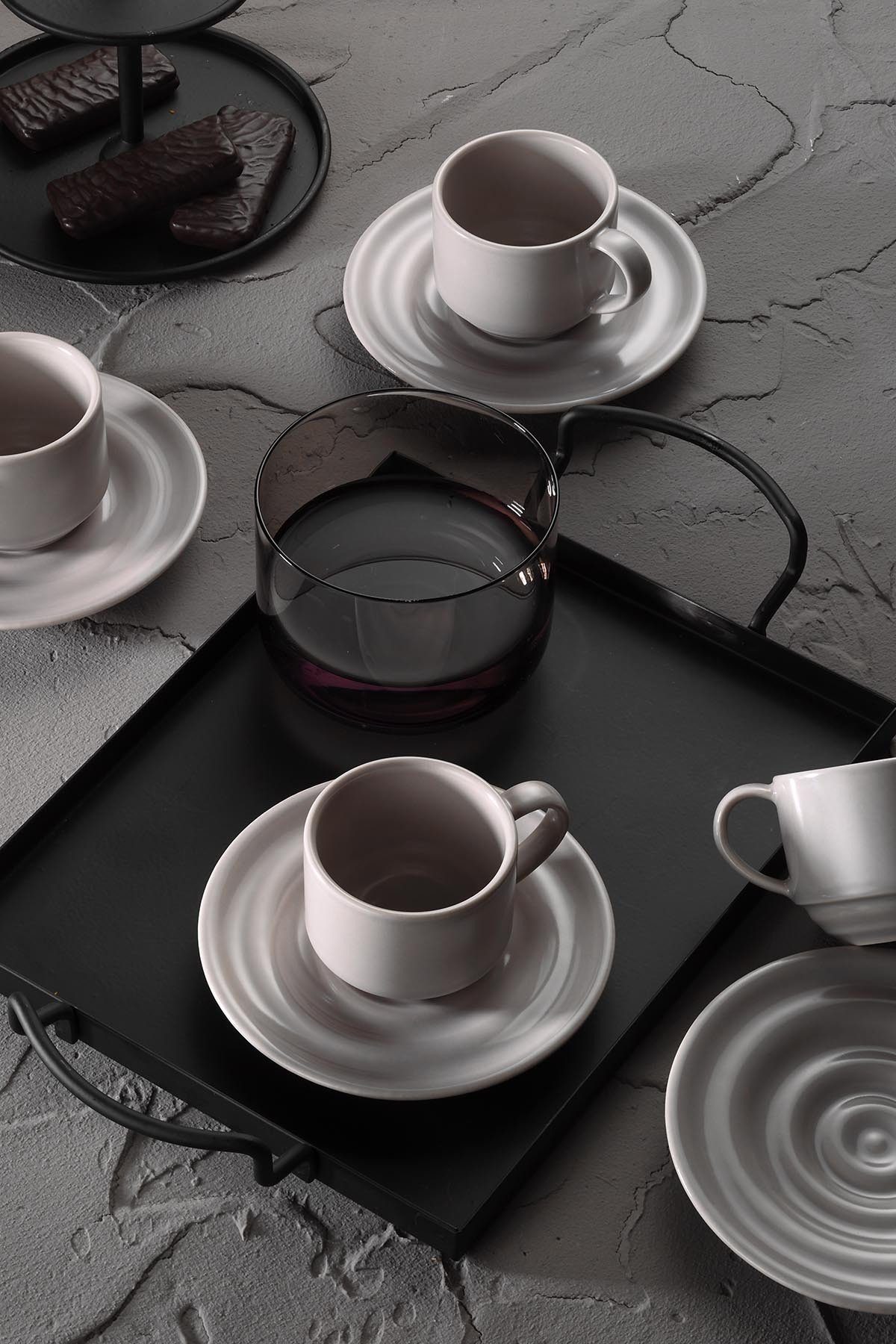 Hermia Concept Tasse KTP9635, Beige, Kaffeetassen, 100% Porzellan