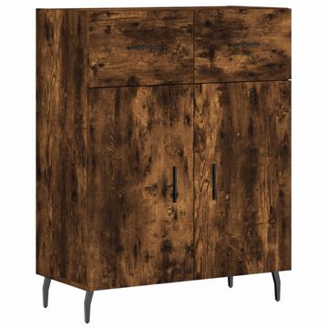 furnicato Sideboard Highboard Räuchereiche 69,5x34x180 cm Holzwerkstoff