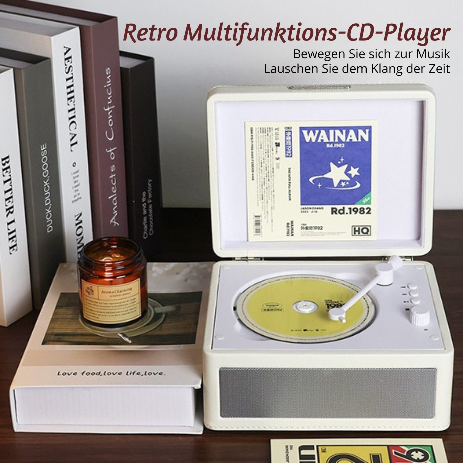 Tekoo Tragbarer CD-Player Bluetooth mit Akku, Sanyo Laser & USB CD-Player (Bluetooth, Bluetooth 5.0, Sanyo Laser-Einheit, AUX-Eingang/Ausgang)