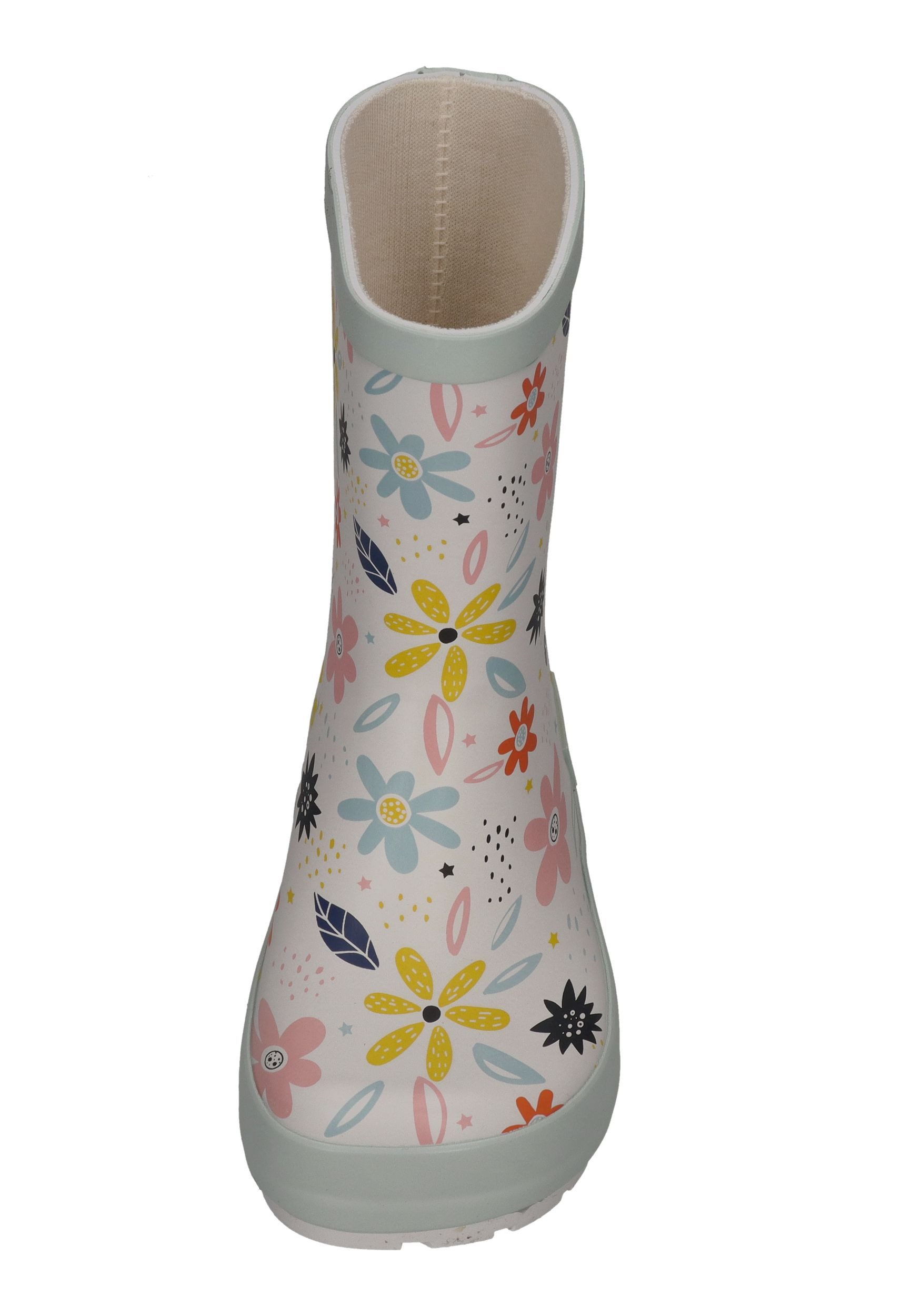 KOEL WINI BARE MULTI Barfußschuh White Flowers