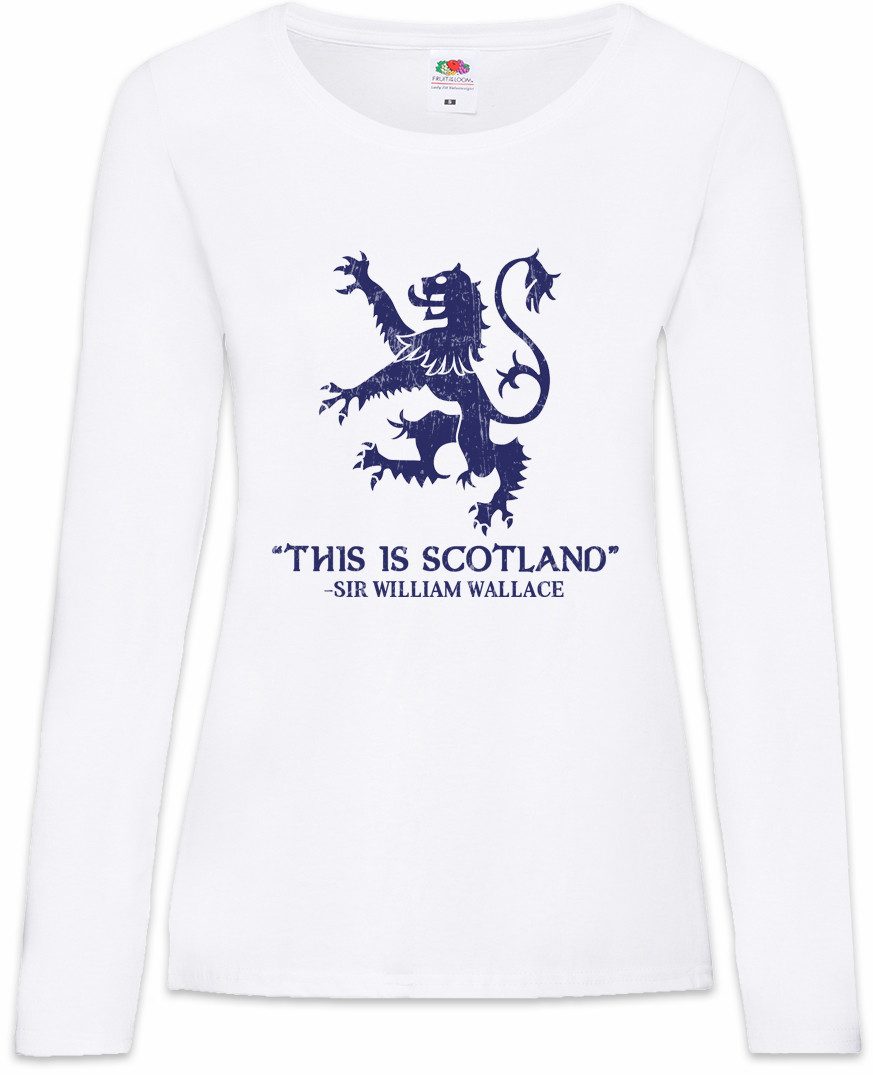 Langarmshirt This Is Scotland Damen Langarmshirt King William Wallace Scotland