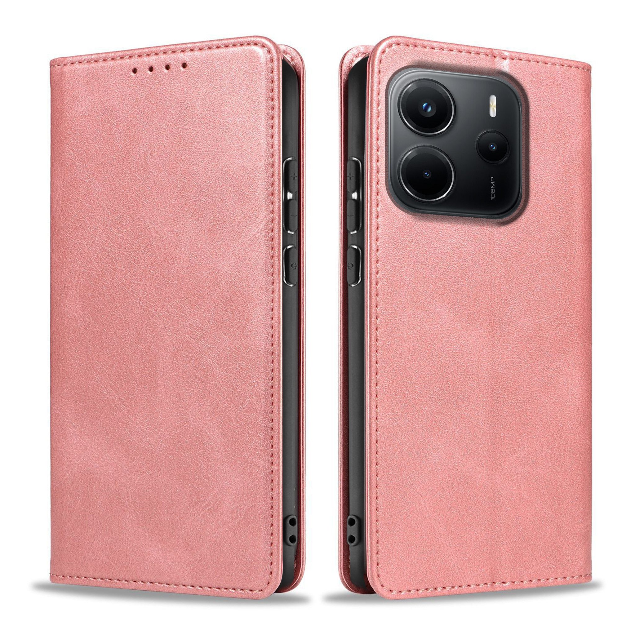 Tec-Expert Handyhülle Tasche Hülle für Xiaomi Redmi Note 14 5G 6.67 Zoll, 6.67, Cover Klapphülle Case mit Kartenfach