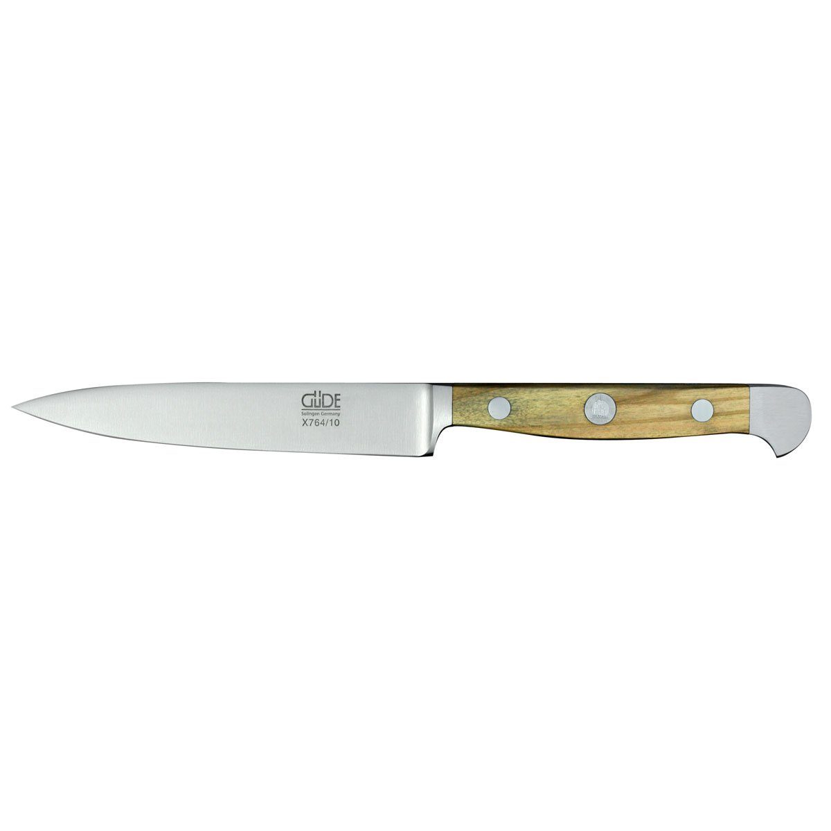 Güde Messer Solingen Spickmesser Alpha Olive, 10 cm
