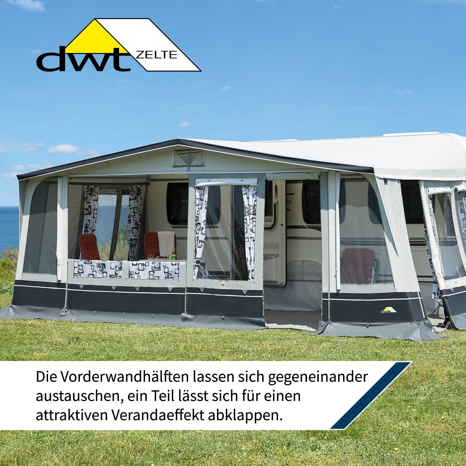 dwt Vorzelt WVZ Domino 250, Gr. 11 (851-880 cm)