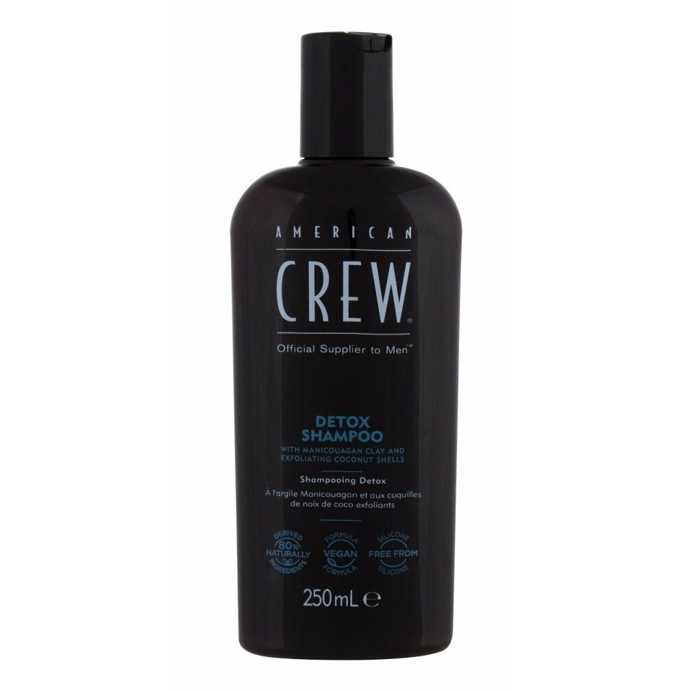 American Crew Haarshampoo Detox Vegan Hair Shampoo For Regulation Of Excessive Sebum 250 ml