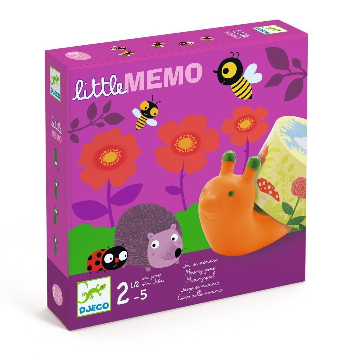 DJECO Lernspielzeug Erste Spiele: Little Memo Erstes Spiel für Kinder mit Lernwert, Erstes Spiel