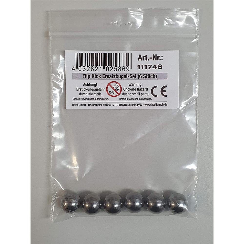 Bartl Spiel Ersatzkugel-Set, für Flip Kick, 6 Stück