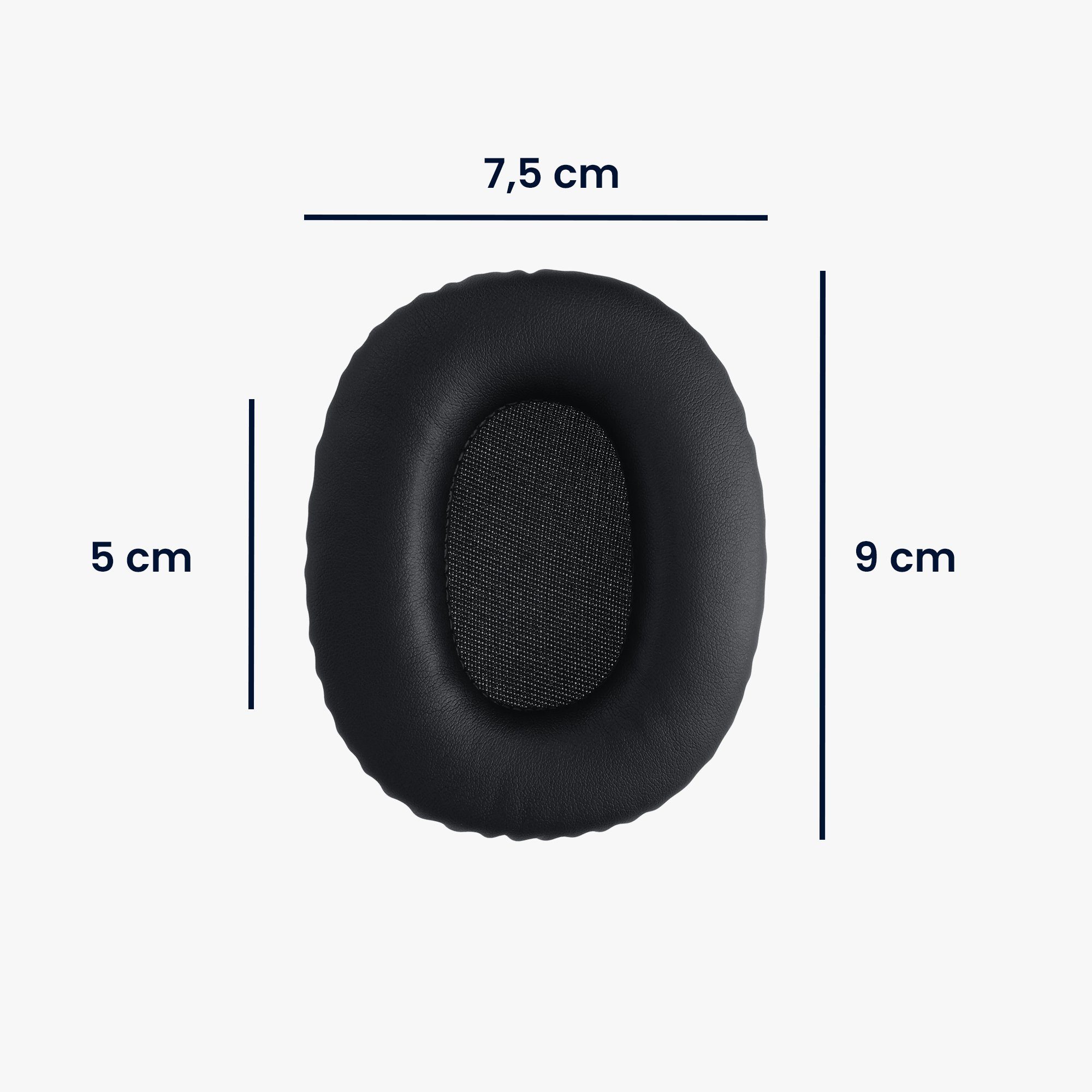kwmobile 2x Ohr Polster (Ohrpolster Headphones) für Ohrpolster für Marshall Over Ear Polster Kopfhörer Kunstleder - Monitor