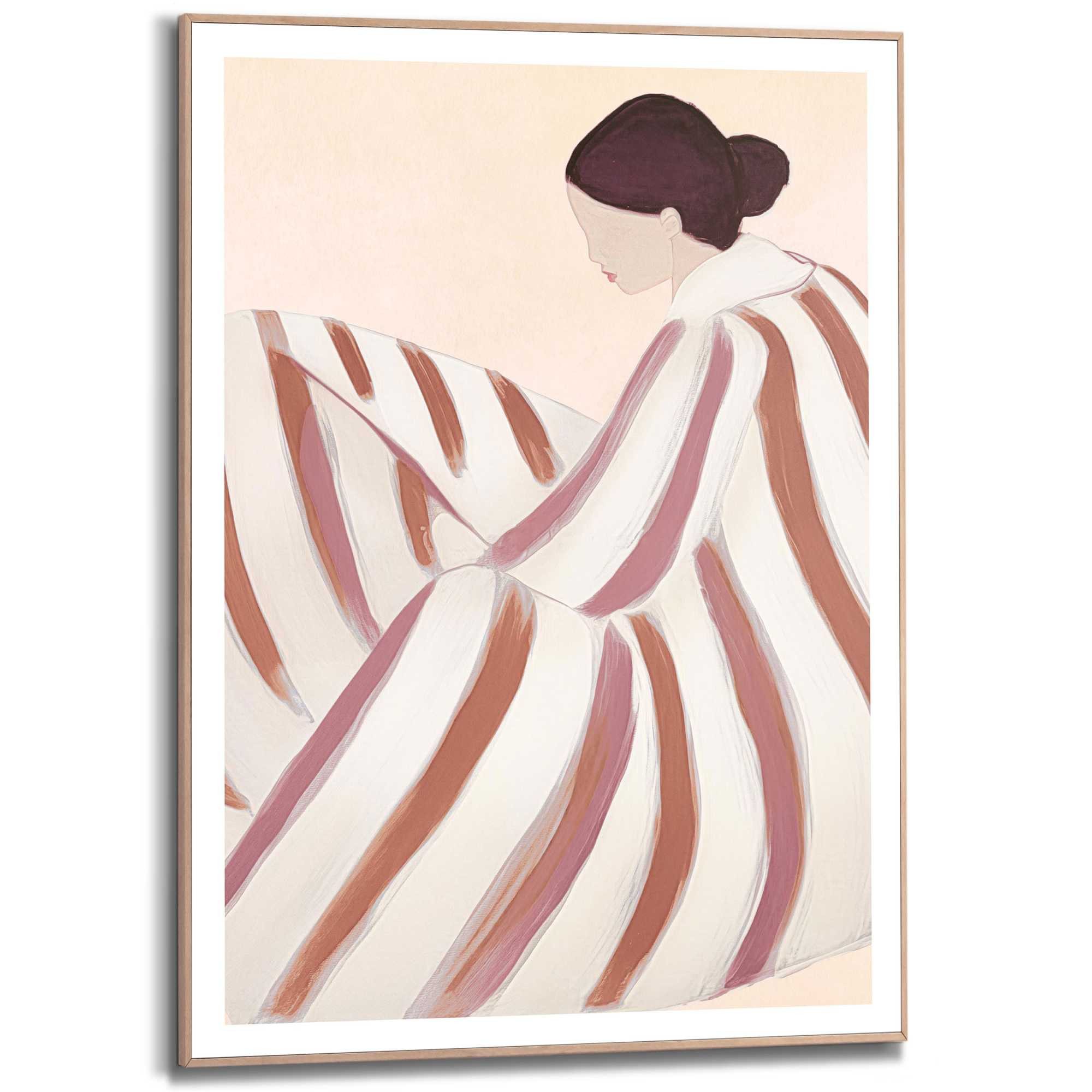 Reinders! Bild mit Rahmen Striped Figure günstig online kaufen