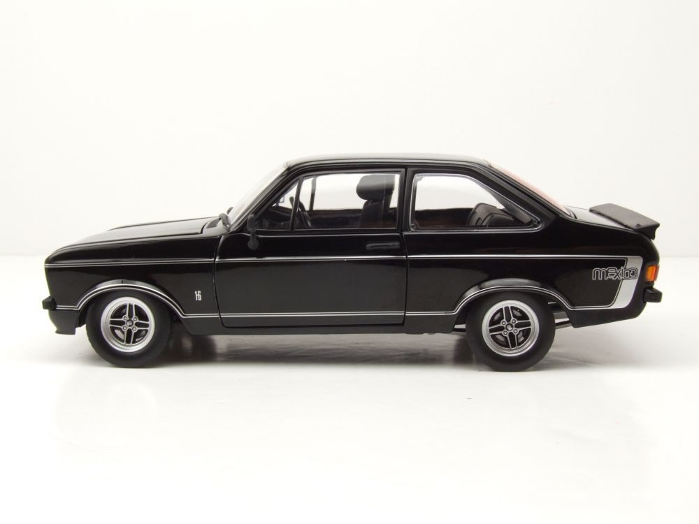 Sun Star Modellauto Ford Escort MK2 RS Mexiko RHD 1976 schwarz, Maßstab 1:18