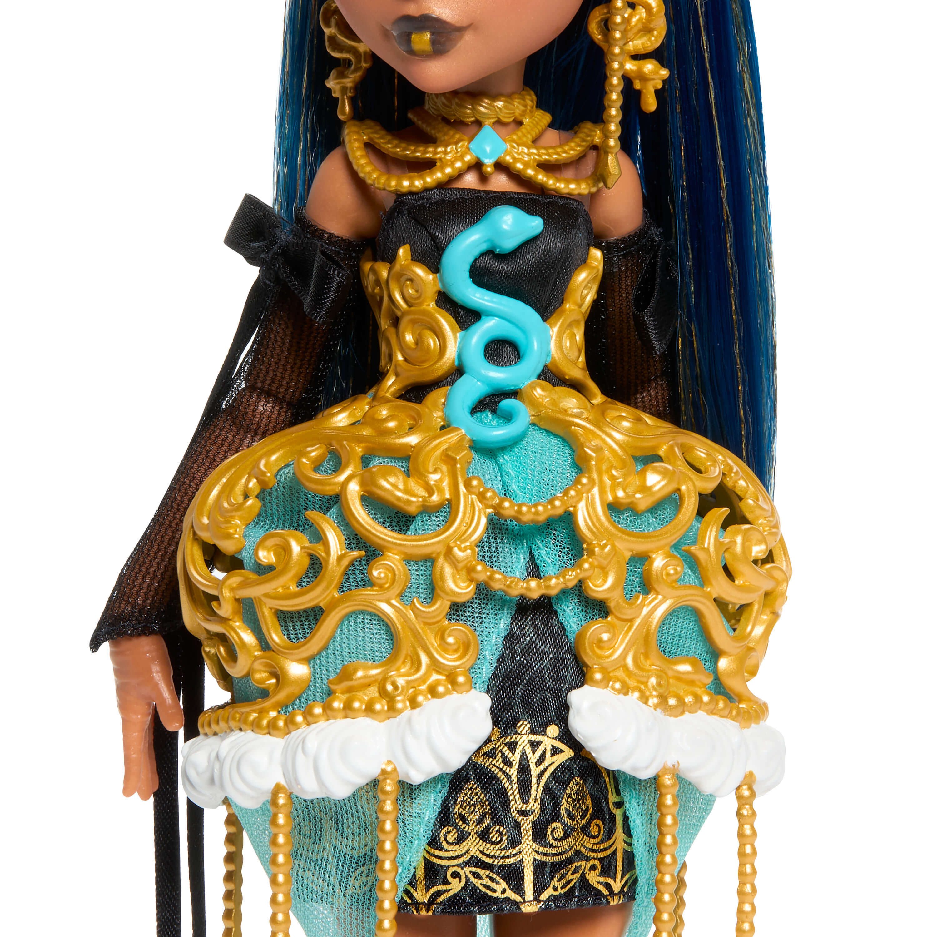 Mattel® Anziehpuppe Mattel JBG76 - Monster High schaurig schöner Geburtstag Cleo Puppe – Bild 4 von 5