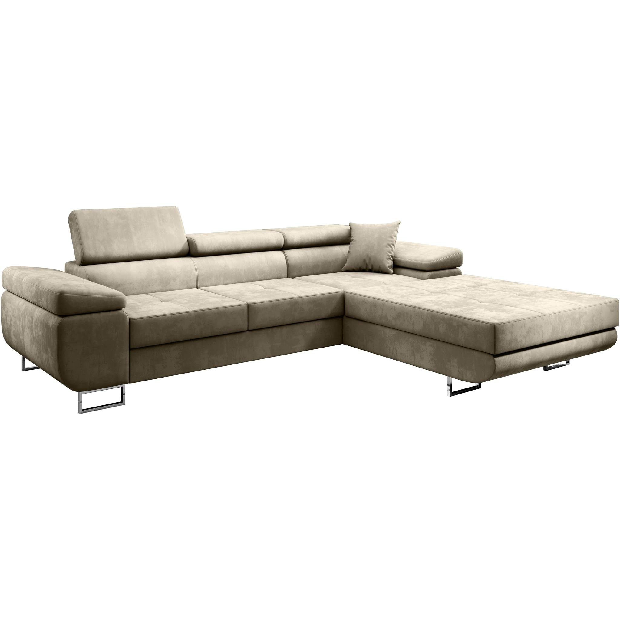 Beautysofa Ecksofa Alons mit Schlaffunktion auf günstig online kaufen