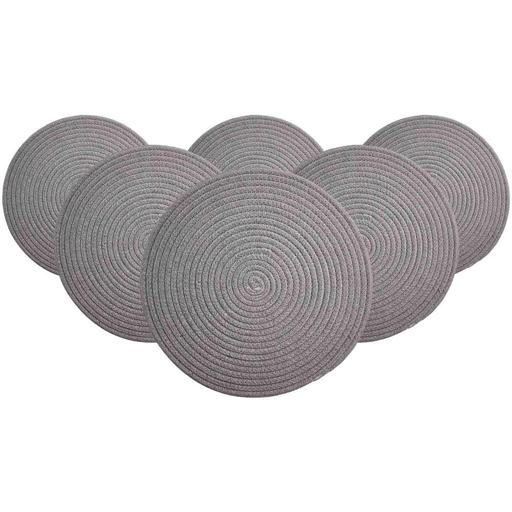 Ritzenhoff & Breker Platzset Tavolo Platzmatten ø 35 cm 6er Set, (6-St)