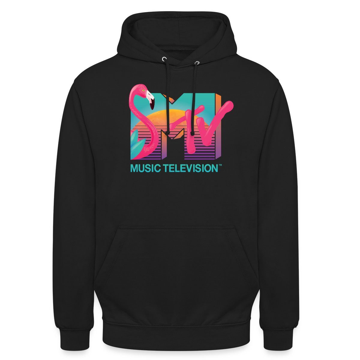 Spreadshirt Hoodie MTV Music Television Flamingo-Logo Unisex Hoodie (1-tlg)