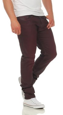 Diesel Slim-fit-Jeans Tepphar 0858X - 0679T (Bordeaux Rot) Stretch, 5-Pocket-Style, Slim Fit