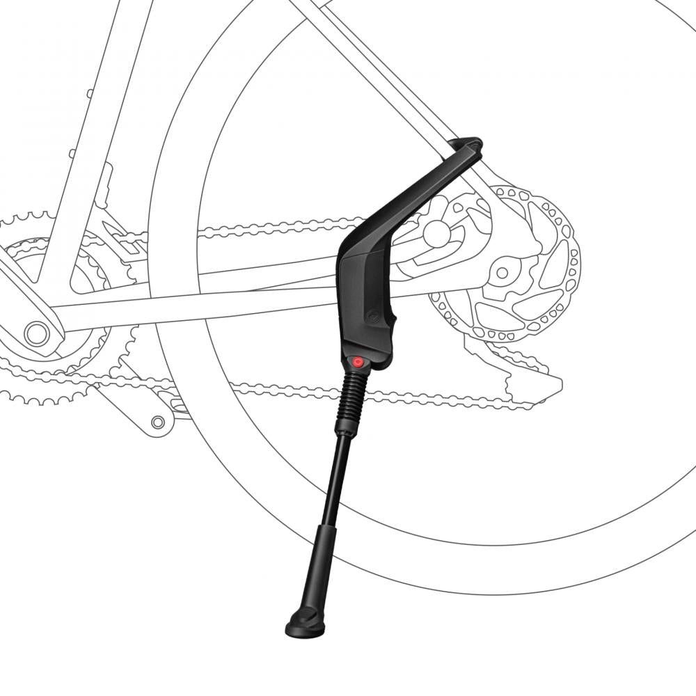 Hebie Fahrradständer Hebie Hinterbauständer FOX SUV HARDTAIL 26"-29" Schwarz - werkzeuglos