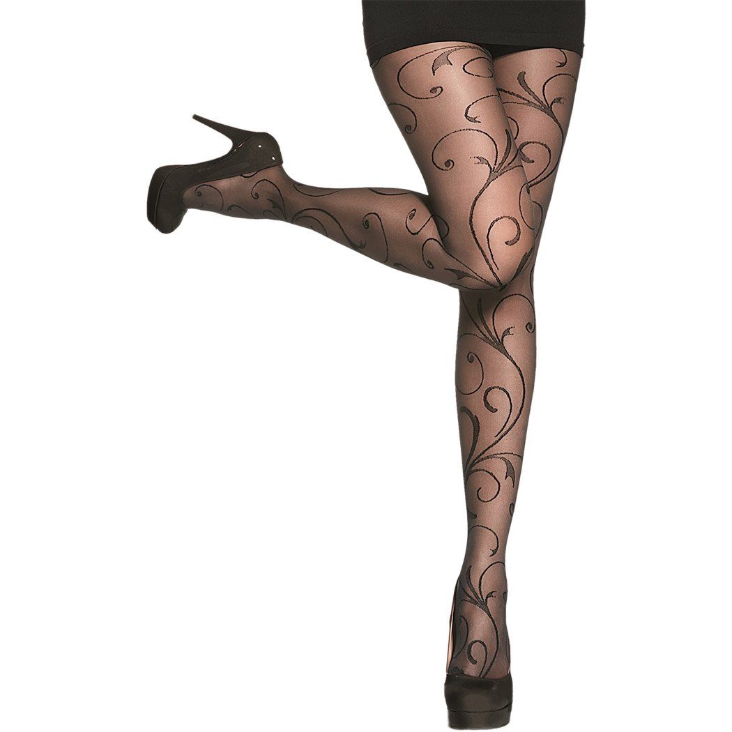 Adrian Hosiery Feinstrumpfhose SECESSION 20 DEN (Packung 1 St. 1er-Pack) elegant nero