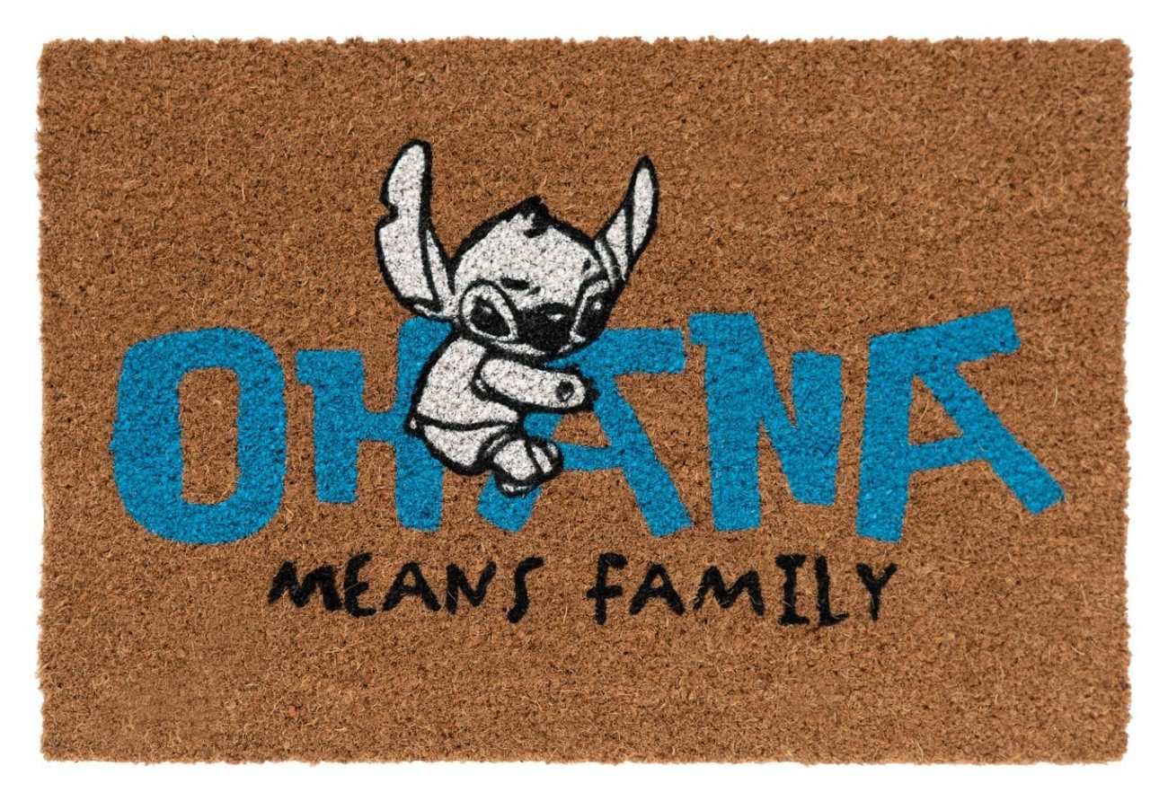 Grupo Erik Fußmatte Disney Stitch Fußmatte Ohana 60 x 40 cm