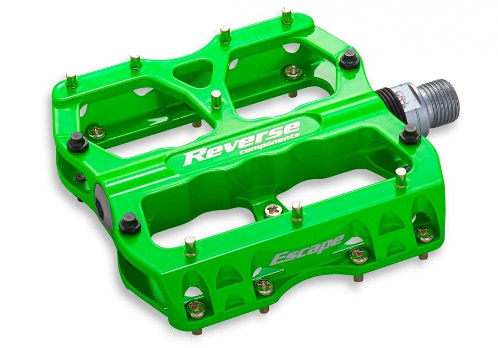 Reverse Plattformpedale Reverse Pedal MTB Escape AL6061 Neon-Grün