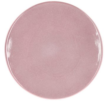 Bitz Servierplatte Tortenplatte auf Fuß light pink 30 x 5,5 cm, Steingut, (Tortenplatten)
