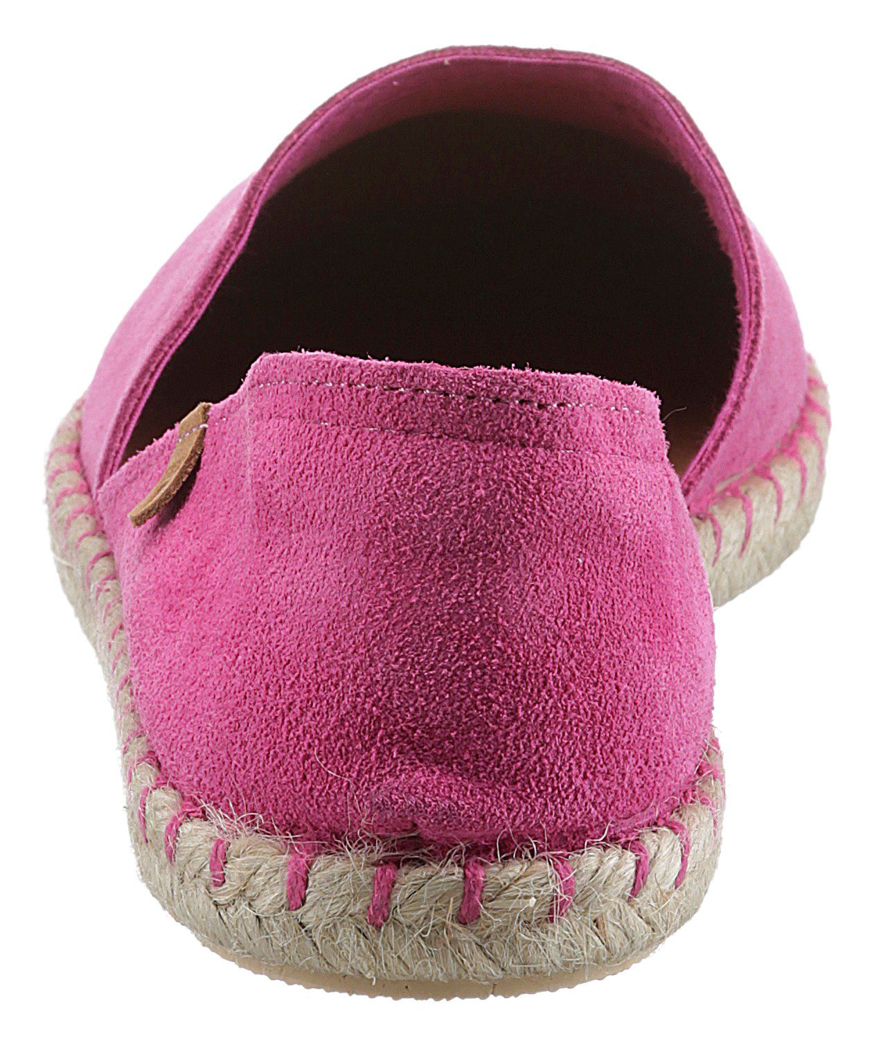 Jute-Rahmen fuchsia mit VERBENAS typischem Espadrille