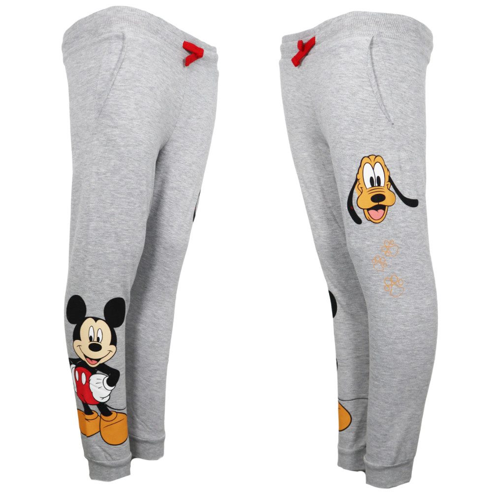 Disney Jogginghose Disney Mickey Maus Pluto Kinder Jogginghose Grau Gr. 92–98