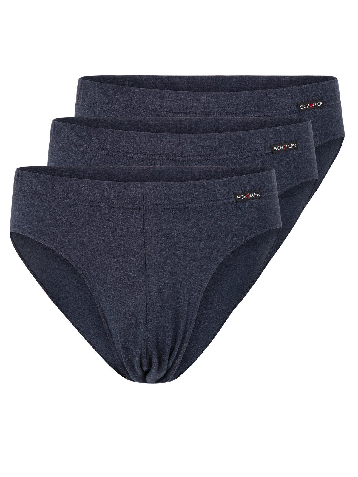 Slip 3er Pack Herren Slip Elastic-Single