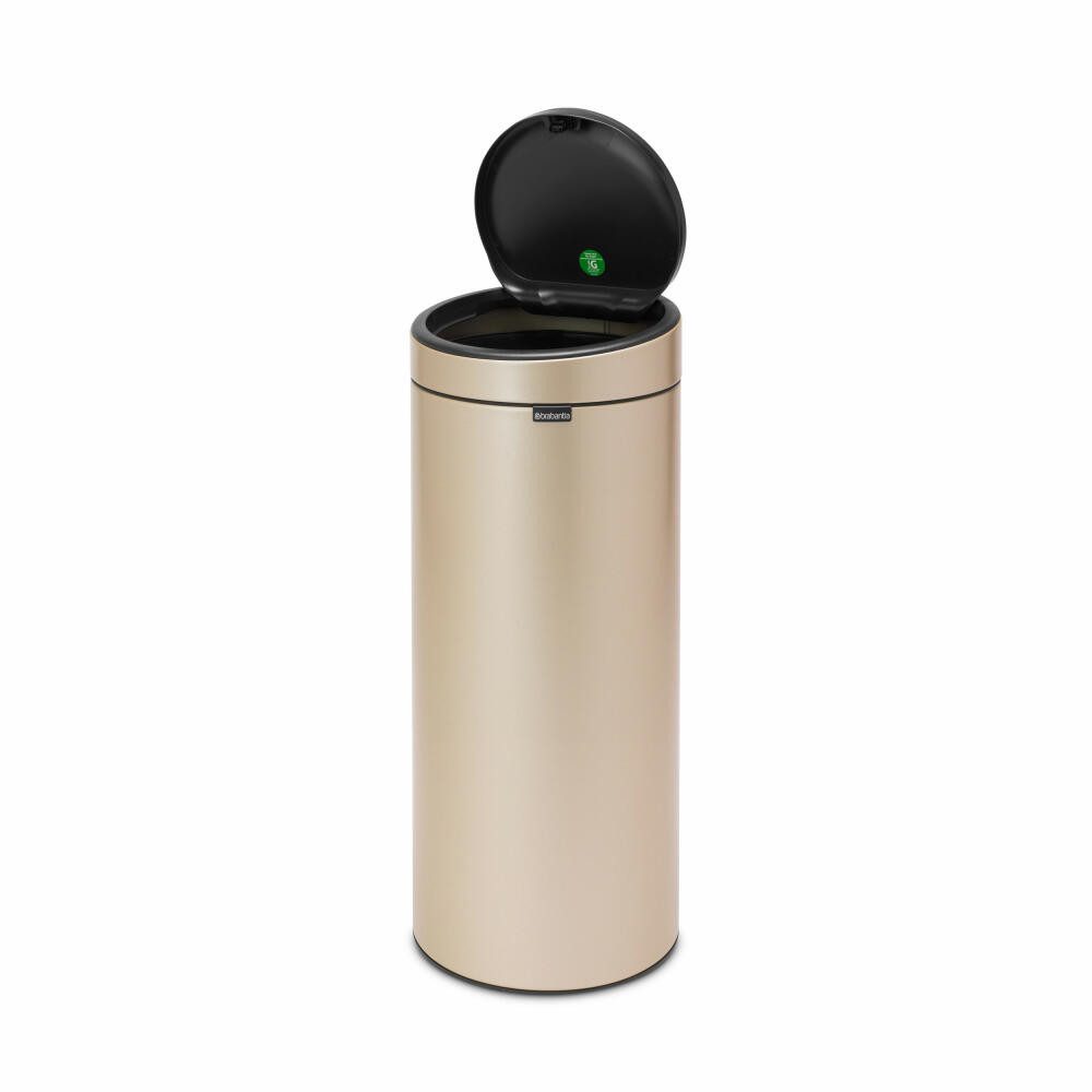 Brabantia Mülleimer Touch bin New 30 L Metallic Gold