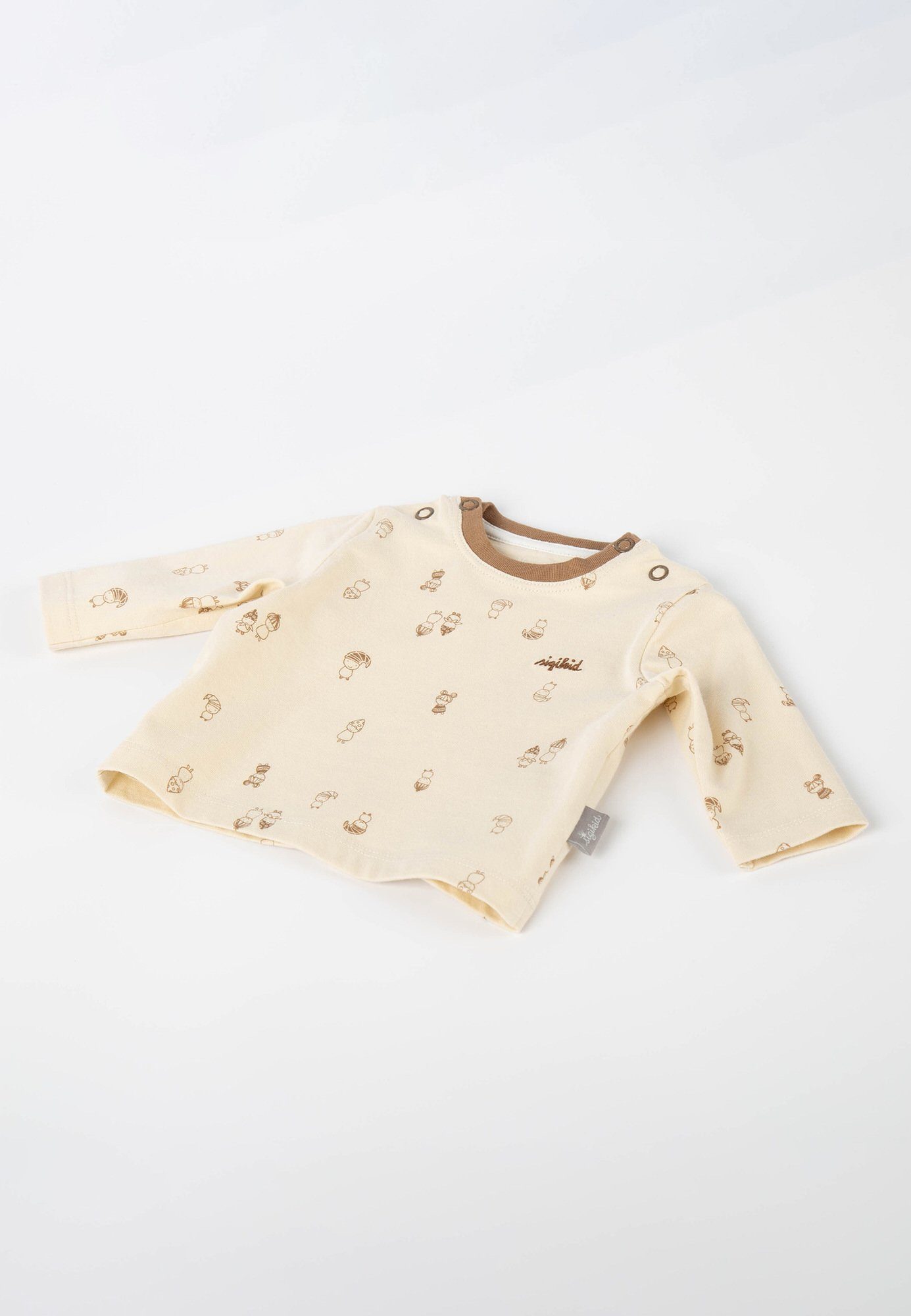 beige Langarmshirt (1-tlg) Shirt Sigikid Baby Langarmshirt