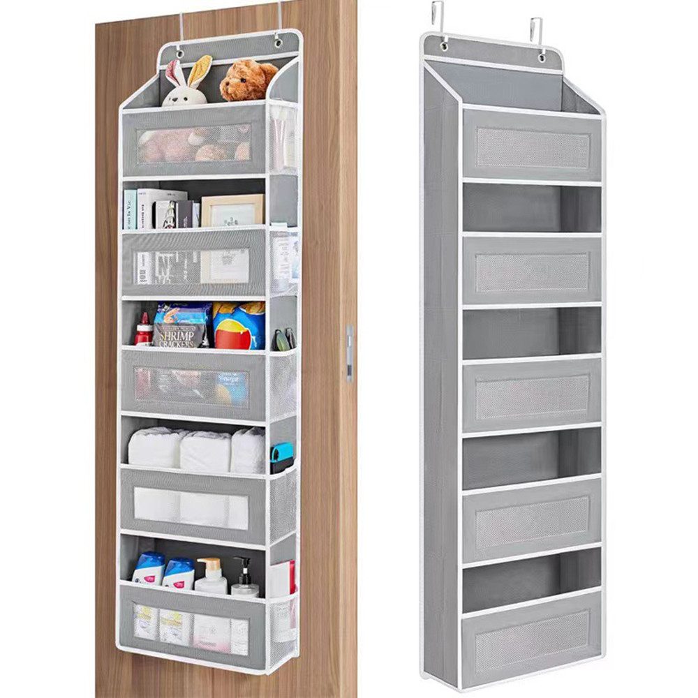 Hängeregal Hängeaufbewahrung Organizer mit 5 Netztaschen,Taschen Organizer