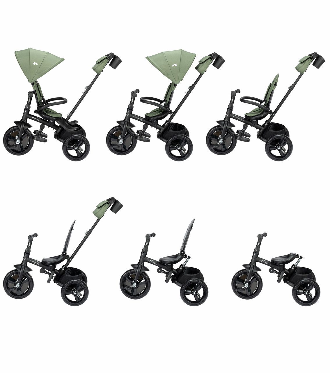 Bebeconfort Kinder-Buggy Bebeconfort Windy, Dreirad mit Schubstange, 10 Mon. bis 4 Jahre, 0–25, Wächst mit deinem Kind mit Komfort bei jeder Fahrt Kompakt zusammen…