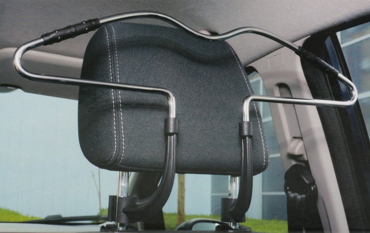 Dunlop Autokleiderbügel Auto Kopfstützen-Kleiderbügel, KFZ Reisebügel Auto Kleiderbügel für Kopfstütze