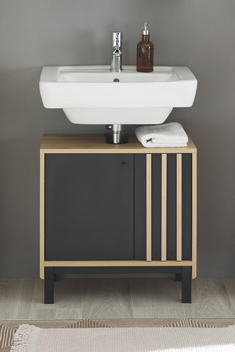 BEGA BBK Waschbeckenunterschrank 60 x 60 x 36 cm (B/H/T)