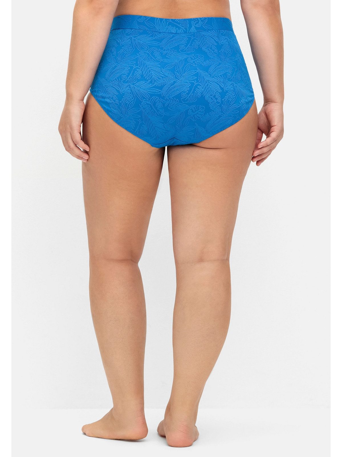 Sheego Bikini-Hose Große Größen mit Blumen-Struktur