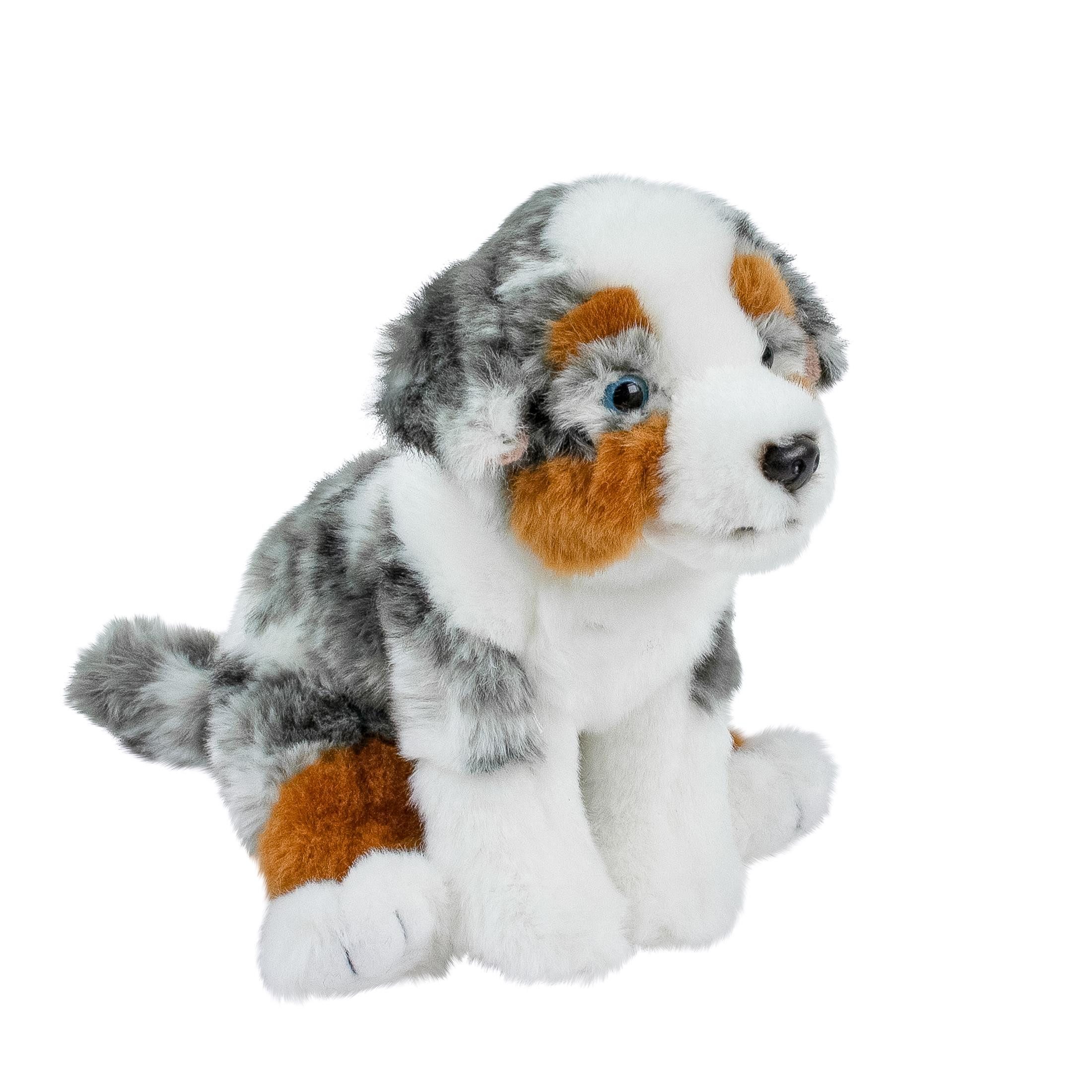 Teddys Rothenburg Kuscheltier Australian Shepherd sitzend 23 cm Plüschhund