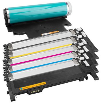 Tito-Express Tonerpatrone 6er Set ersetzt Samsung CLT-4072SCLP-320 / R407, (Vorteilspack, 2x Black, 1x Cyan, 1x Magenta, 1x Yellow, 1x Trommel), für CLP-320 CLP-320N CLP-325 CLP-325N CLP-325W CLX-3185 CLX-3185N