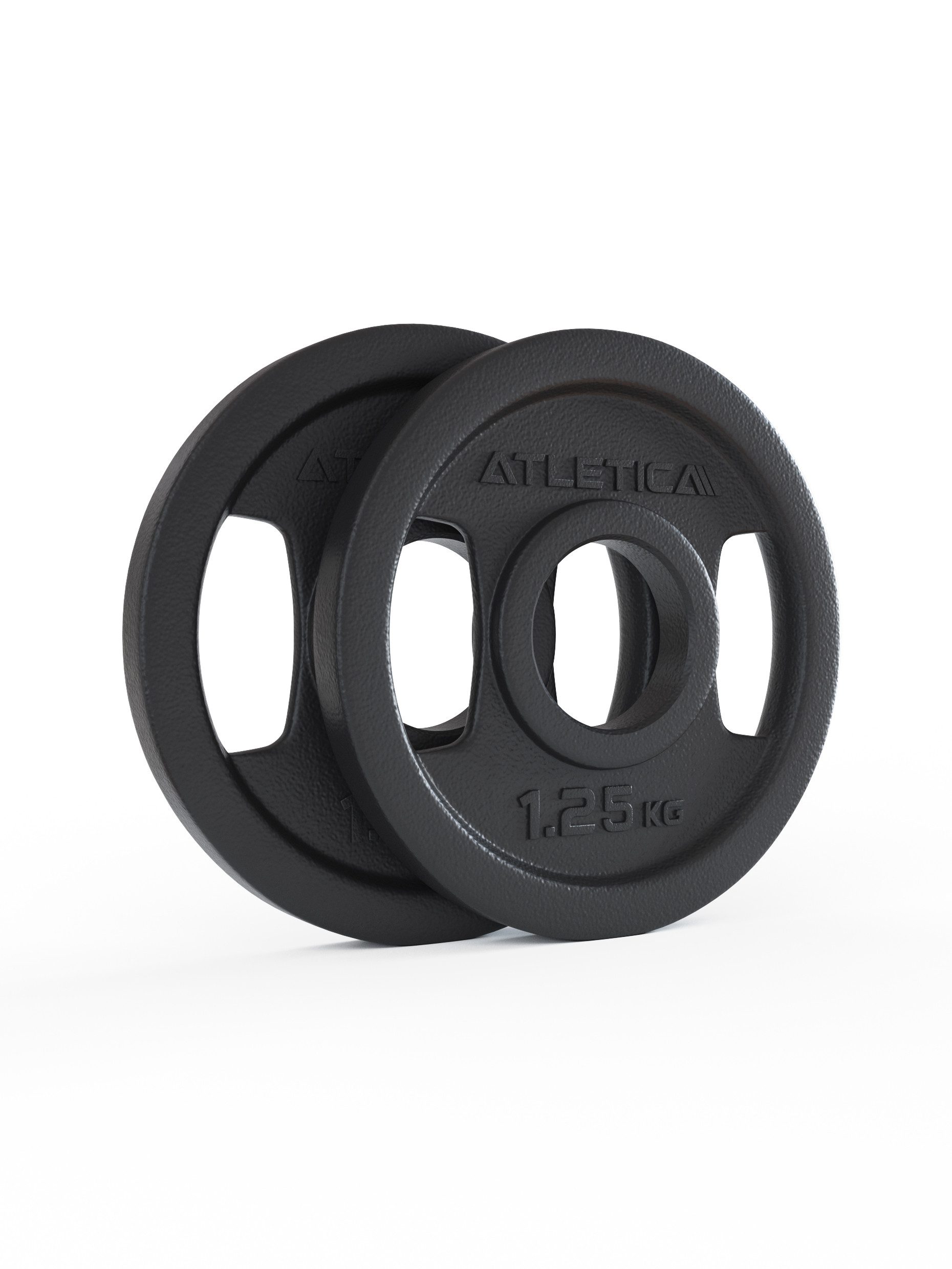 ATLETICA Hantelscheibe 2H Iron Plates, ⌀50mm, Paarweise, 1.25 kg, (2-tlg)