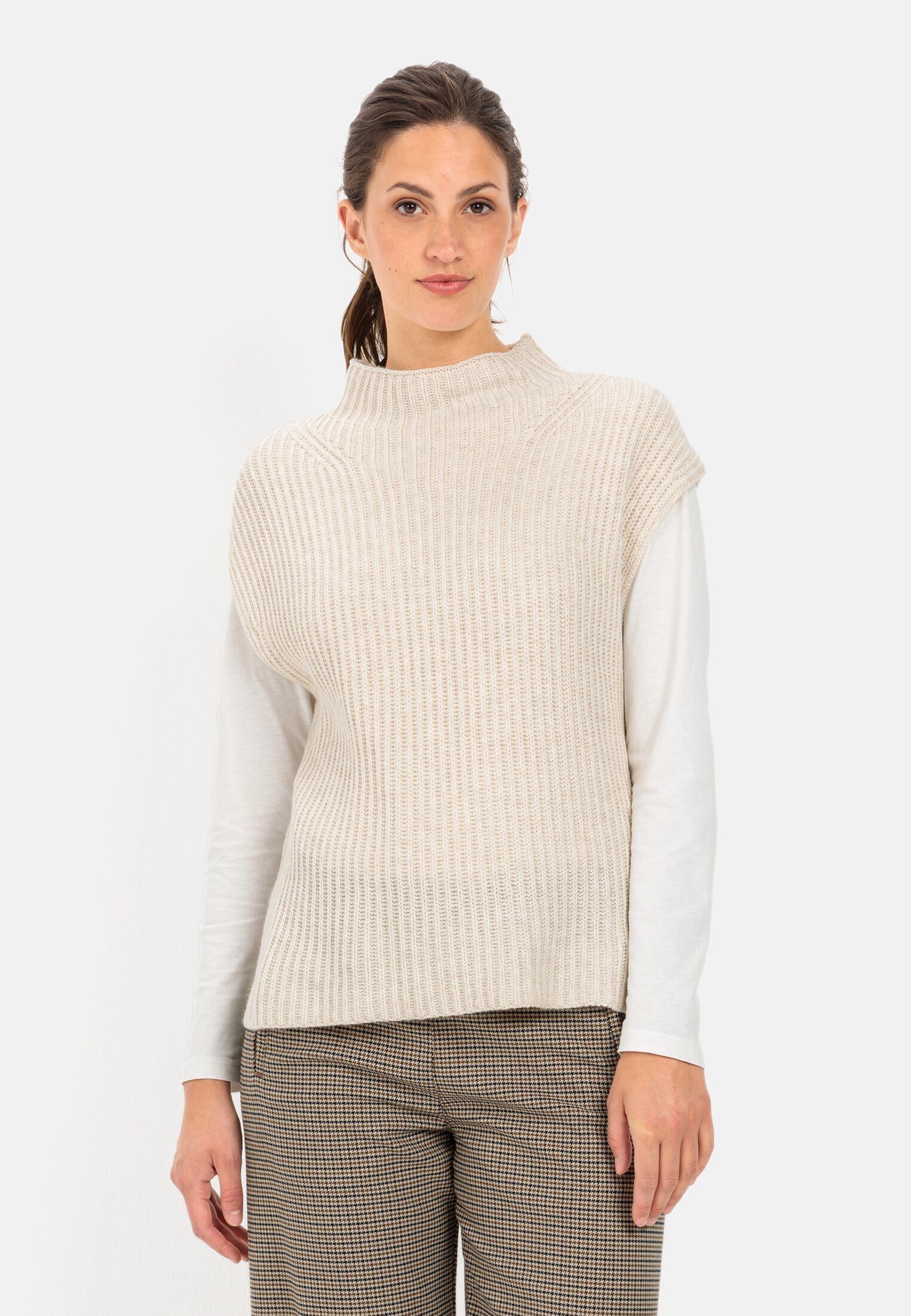 Pullunder active mit Turtleneck camel