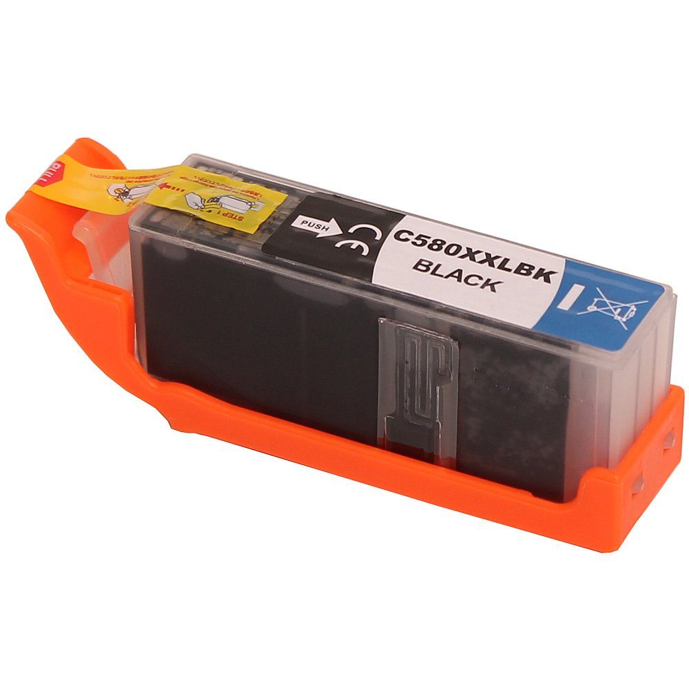 Colori Tintenpatrone (Kompatible Patrone für Canon 580XXL PGBK PGI-580XXL Foto Schwarz, 150 TS6151 TS6200 TS6220 TS6240 TS6241 TS6250 TS6251 TS6300 TS6350 TS6)