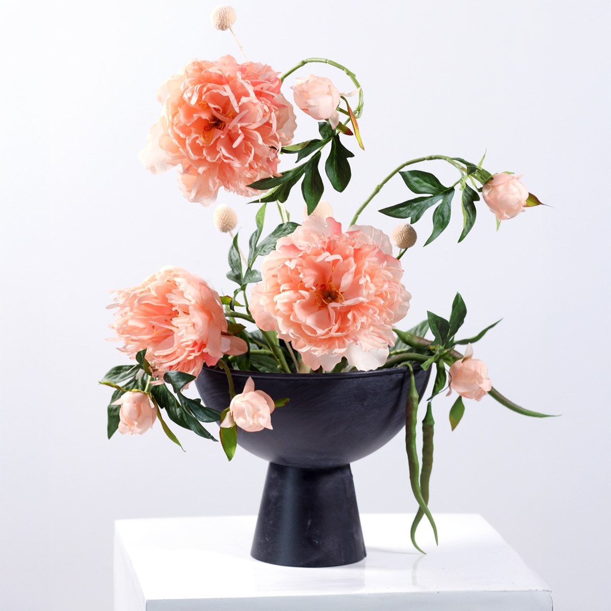 Viana Dekoschale Elegante Metallschale Anthrazit Ø26cm H21cm Deko Pokal günstig online kaufen